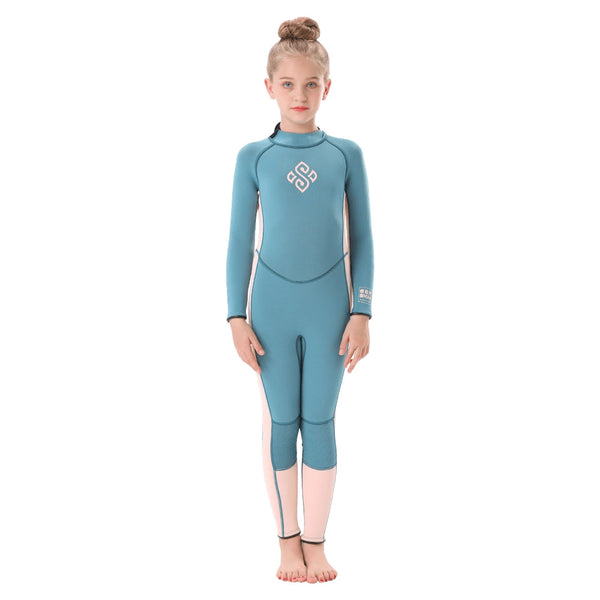 Girls Wetsuit with Back Zipper
