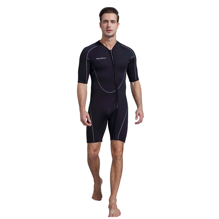 Mens Wetsuit Shorty with Front Zipper | Seaskin Wetsuits – SeaskinShop Mens Wetsuit Shorty with Front Zipper | Seaskin Wetsuits – SeaskinShop